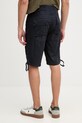 Odzież Aeronautica Militare szorty męskie bawełniane BE0041UCT01122 granatowy