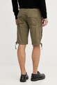 Îmbrăcăminte Aeronautica Militare pantaloni scurți pentru bărbați, din bumbac BE0041UCT01122 verde