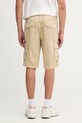 Odzież Aeronautica Militare szorty cargo męskie bawełniane BE0066UCT01122 beżowy