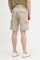 Odzież Aeronautica Militare szorty cargo męskie BE0285UCT04301 beżowy