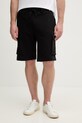 Aeronautica Militare szorty z elastanem czarny BF0031UF00674