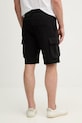 Odzież Aeronautica Militare szorty BF0031UF00674 czarny