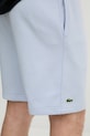 Lacoste szorty dresowe męskie bawełniane niebieski GH0788