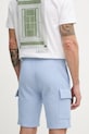 Odzież Lacoste szorty bawełniane GH9743 niebieski