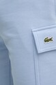 Lacoste szorty bawełniane niebieski GH9743