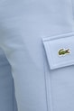 Lacoste szorty bawełniane niebieski GH9743