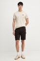 Lacoste szorty bawełniane GH9743 czarny SS26