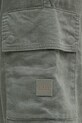 BOSS Orange шорти cargo чоловічі з льоном сірий 50559366