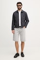 BOSS Orange шорты для мужчин из хлопка 50557460 серый SS26