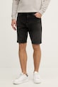 BOSS Orange Kratke hlače muške od trapera crna 50568924