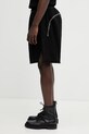 Rick Owens DRKSHDW szorty bawełniane DU01F4383.CVS czarny SS26