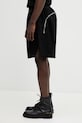 Rick Owens DRKSHDW szorty bawełniane DU01F4383.CVS czarny SS26