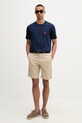 Tommy Hilfiger šortky pánské bavlněné s elastanem MW0MW42349 béžová SS26