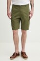 Tommy Hilfiger pantaloni scuți cargo pentru bărbați, cu bumbac verde MW0MW42350