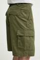 Tommy Hilfiger pantaloni scuți cargo pentru bărbați, cu bumbac verde MW0MW42350