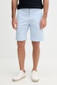 Tommy Hilfiger šortky pánské bavlněné s elastanem modrá MW0MW42351
