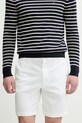 Tommy Hilfiger šortky chino pánske bavlnené s elastanom biela MW0MW42352