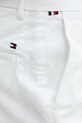 Tommy Hilfiger šortky chino pánske bavlnené s elastanom biela MW0MW42352