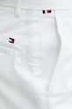 Tommy Hilfiger šortky chino pánske bavlnené s elastanom biela MW0MW42352