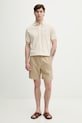 Tommy Hilfiger šortky pánske s ľanom MW0MW44353 béžová SS26