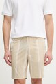 BOSS σορτς Ανδρικά από βαμβάκι με ελαστάν Kane1 μπεζ 50559965