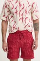 OAS szorty męskie z bawełną czerwony 201002.3004