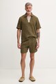 OAS szorty dresowe męskie z bawełną 5013.03 zielony SS26