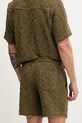 Odzież OAS szorty dresowe męskie z bawełną 5013.03 zielony