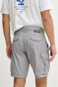 Odzież Napapijri szorty męskie bawełniane Noto 2.0 NP0A4HOQHCB1 szary