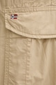 Napapijri szorty cargo męskie bawełniane Noto 2.0 beżowy NP0A4HOQN3D1