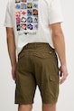 Odzież Napapijri szorty męskie bawełniane N-Deline NP0A4HOTG3A1 zielony