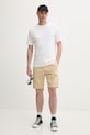 Napapijri szorty cargo męskie bawełniane N-Deline NP0A4HOTN3D1 beżowy SS26