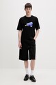 HUGO Blue шорти чоловічі бавовняні Giron262WS 50561341 чорний SS26