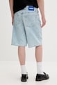 Odzież HUGO niebieskie szorty męskie bawełniane MASON/S 50555997 niebieski