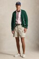 Памучен къс панталон Polo Ralph Lauren RUGGED TWILL-GELLAR зелен 710964027004