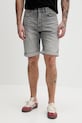 HUGO šortky pánske rifľové HUGO 838/S sivá 50560391