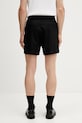 Odzież Fred Perry x Kris Van Assche szorty eleganckie męskie z wiskozą ST2104 czarny