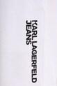 Karl Lagerfeld Jeans teplákové šortky pánské bavlněné bílá A2M10166