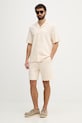 Guess šortky pánske bavlnené M6GD16.K3088 béžová SS26