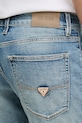 Guess kratke hlače moške denim WYATT modra M6GDV2.D1095