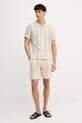 Guess σορτς Ανδρικά openwork LATTICE M6GD29.K3237 μπεζ SS26