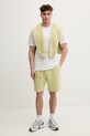 The North Face szorty dresowe męskie bawełniane ESSENTIAL NF0A8GQ9G731 zielony SS26