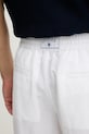 Guess Σορτς Ανδρικά με λινό λευκό F6GD01.WN202