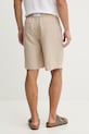 Oblačila Guess kratke hlače moške z lanom F6GD01.WN202 bež