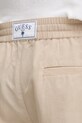Guess kratke hlače moške z lanom bež F6GD01.WN202