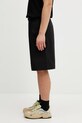 Our Legacy Ponte szorty bawełniane męskie M2264PSB czarny SS26