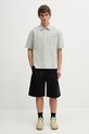 Our Legacy Ponte szorty bawełniane męskie czarny M2264PSB