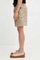 by Parra A Forest szorty cargo męskie z bawełną 55245 beżowy SS26