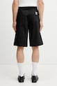 Odzież Carhartt WIP Postal DK Short szorty męskie I036138.89XX czarny