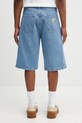 Odzież Carhartt WIP Langdon Short szorty jeansowe męskie I036587.112 niebieski